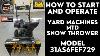 TECUMSEH HMSK80-155545V 8HP ENGINE HORIZONTAL SHAFT USED from MTD/YARD MACHINE